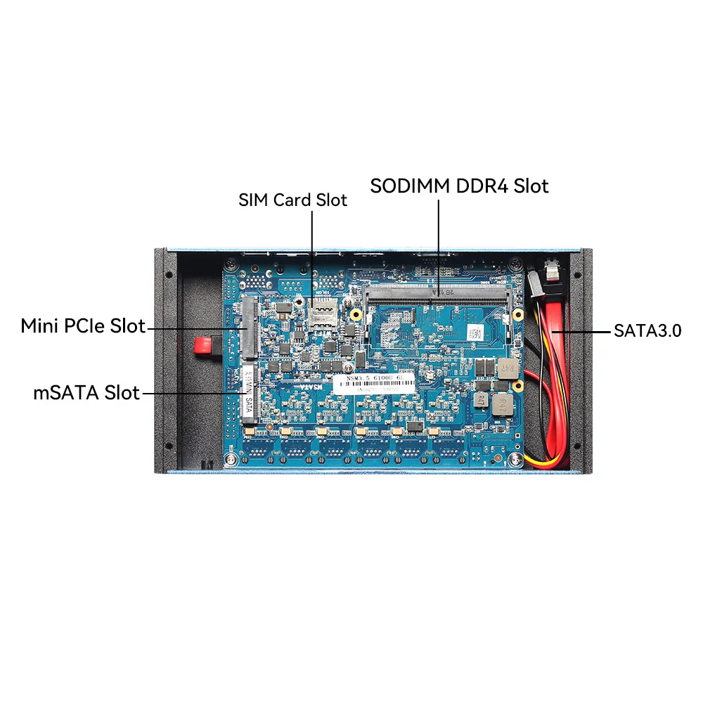 XCY Mini PC Router Firewall Pfsense i7 Puertos Ethernet WiFi SIM - imagen 3