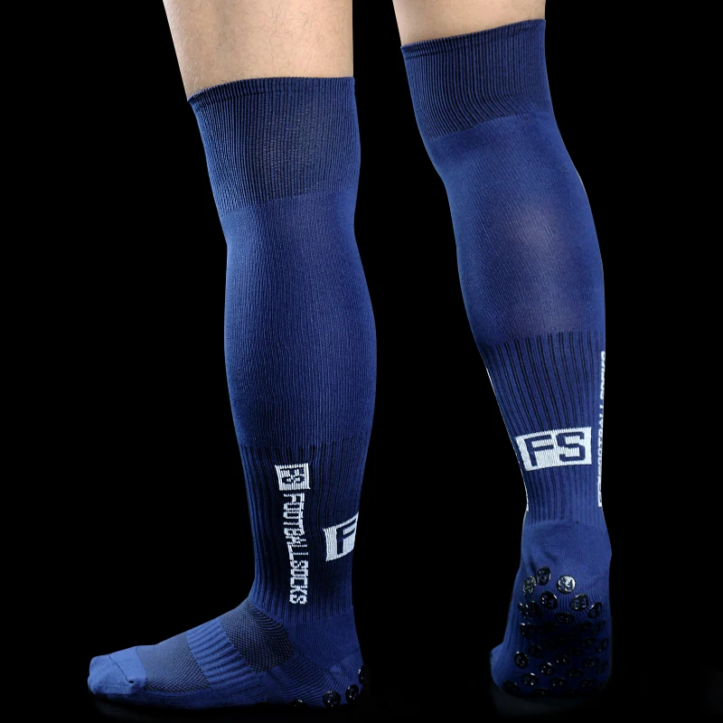 Neue lange FS-Fußballsocken für Herren und Damen, Sport, rund, Silikon, rutschfester Griff, Fußballsocken – Detail 7
