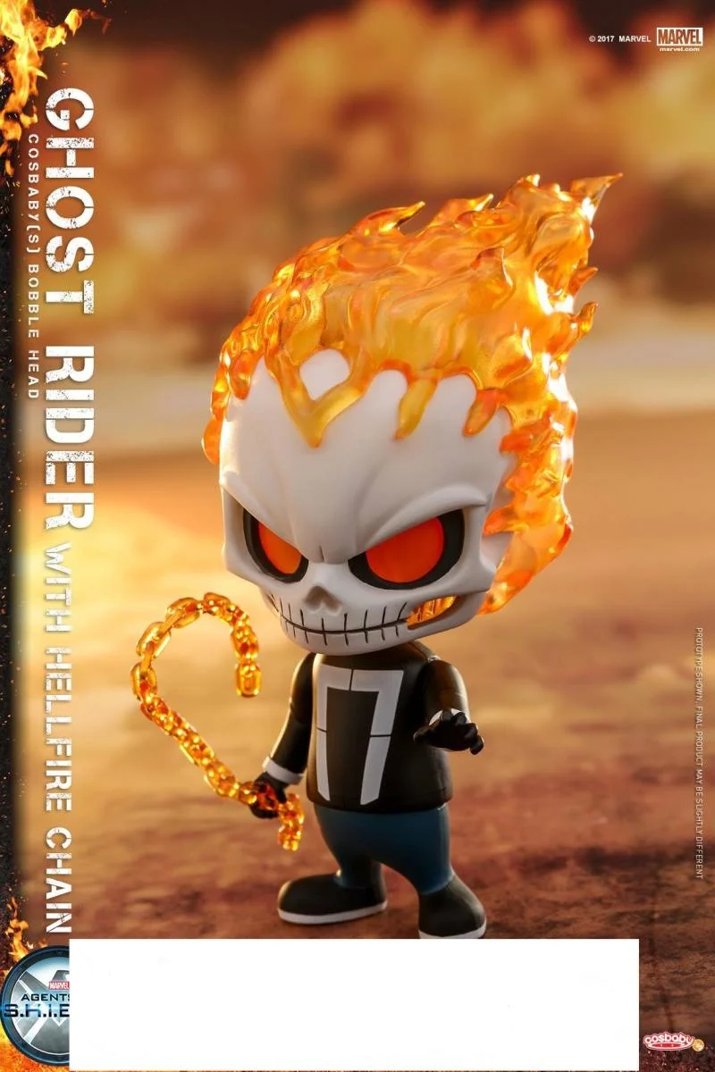

In Stock! HotToys Agents of S.H.I.E.L.D. Ghost Rider Cosbaby - Licensed, Collectible Mini Figure, Authentic Marvel Merchandise,