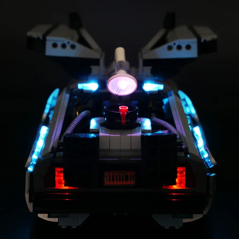 

No Model LED Light Set Compatible with LEGO Back To The Future Time Machine 10300