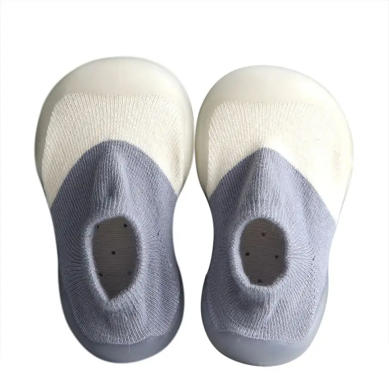 Baby Sock Shoes Baby Walking Shoes Infant Non-Slip Breathable Slippers with Soft Rubber Sole Baby Boys Girls Slip On Sneakers