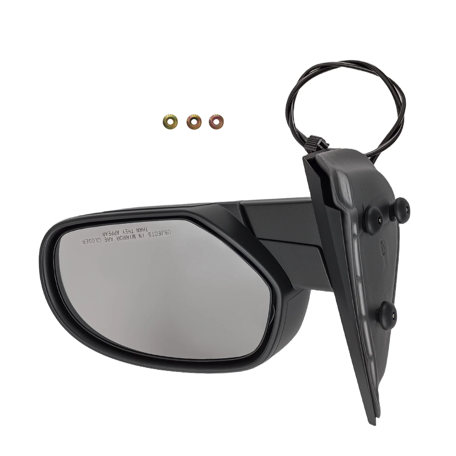 

Passenger Mirror for Cadillac Escalade 2007-2013 GM1321325 Heated Power Black