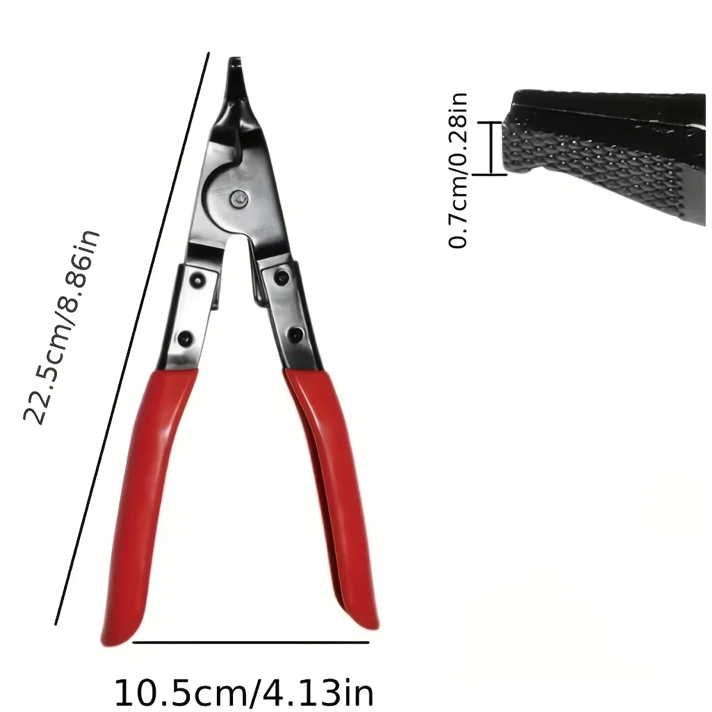 A Professional-Grade Snap Ring Pliers - Features a Non-Slip Comfortable Grip, Manual Circlip Installation Tool - view 4