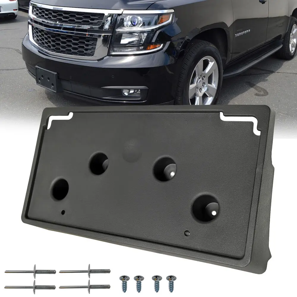 

For 2015-2020 Chevrolet Suburban Tahoe Front License Plate Frame Holder Bracket