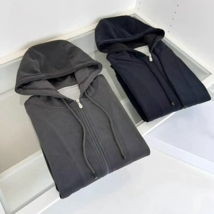 

BC Italian men's clothing 25 autumn and winter new fashion old money style casual hooded cardigan sweater men's jacket jacket