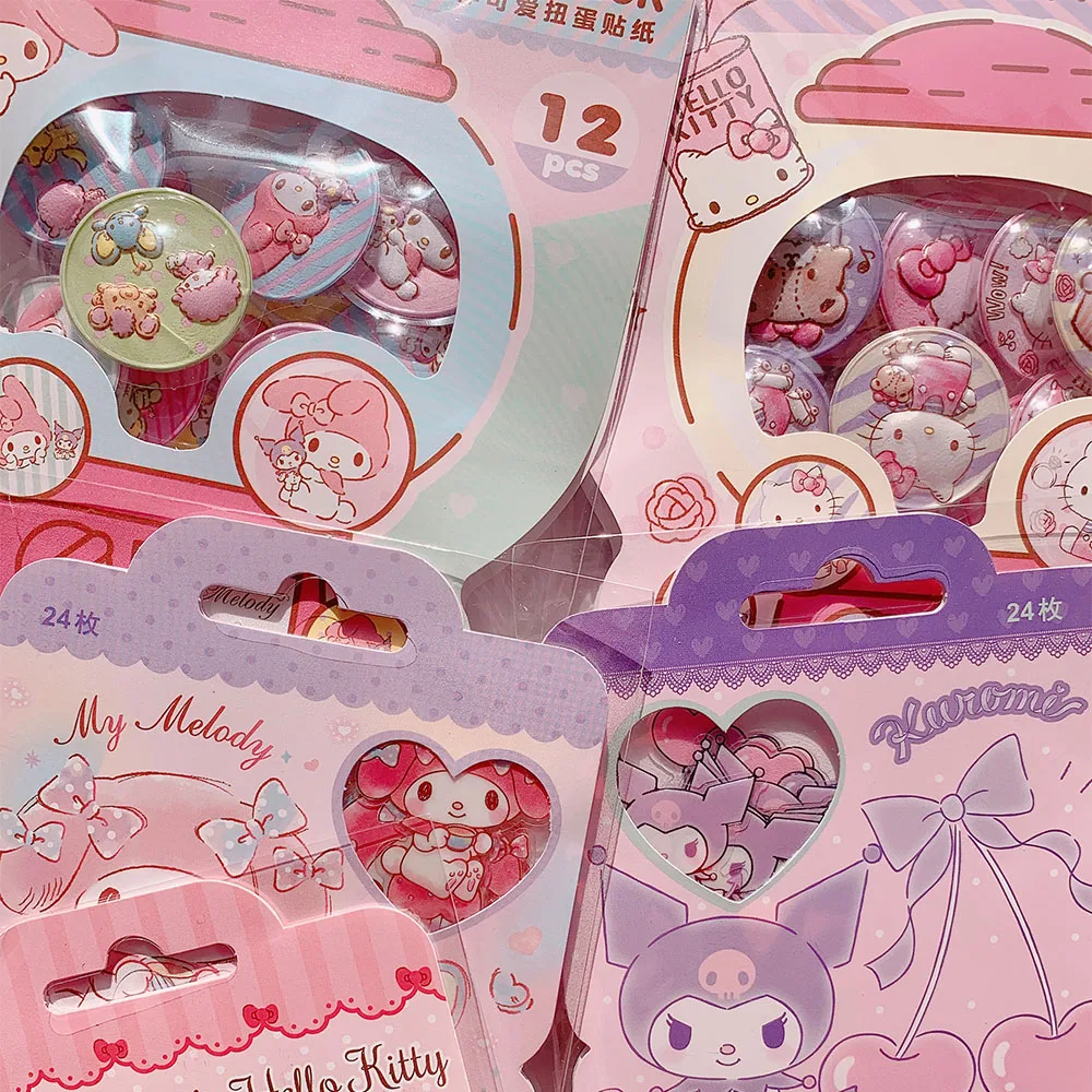 ملصق سانريو الأصلي هالو كيتي ماي ميلودي كتيب الديكور سكرابوكينغ القرطاسية اللوازم المدرسية هدايا الفتيات