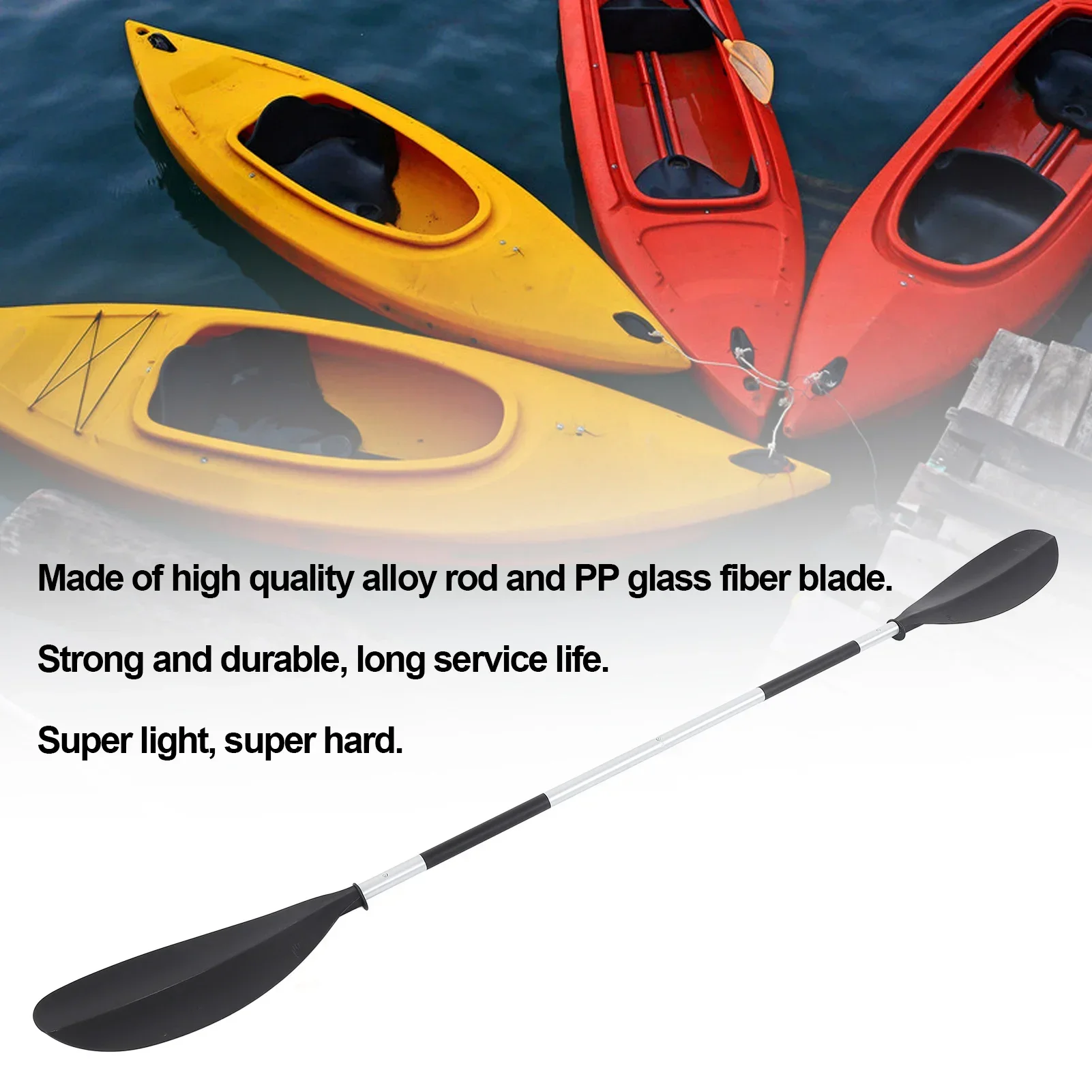 

Kayak Paddle Adjustable Professional 4 Piece Paddle For Kayaking Surfboard Ocean Boat Rubber Boat 213cm/83.9in