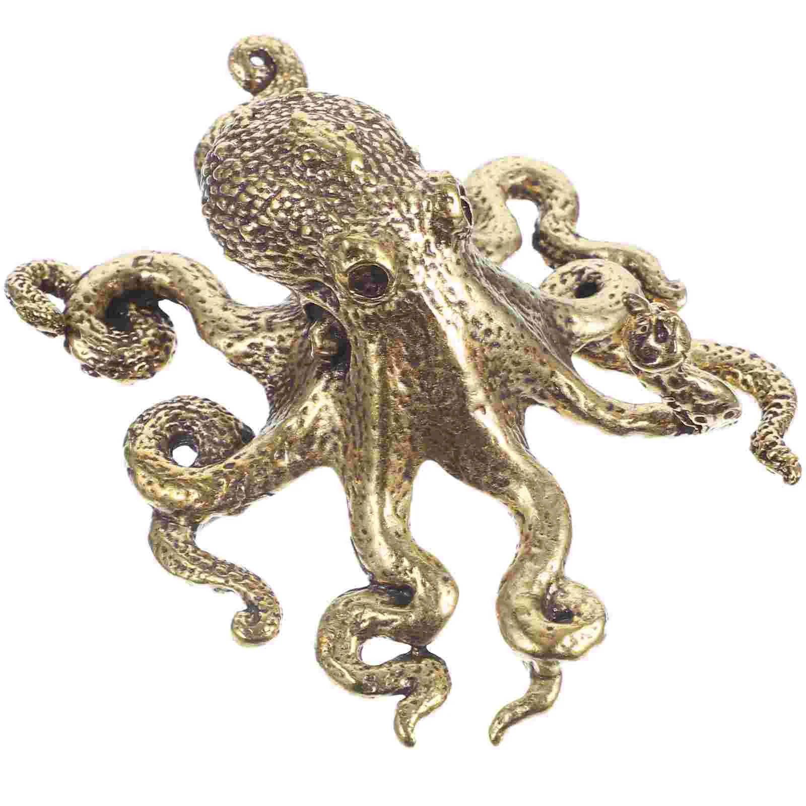 Ornaments Octopus Adornment Decor Home Vacuum Cleaner Cordless Brass Crafts Pet