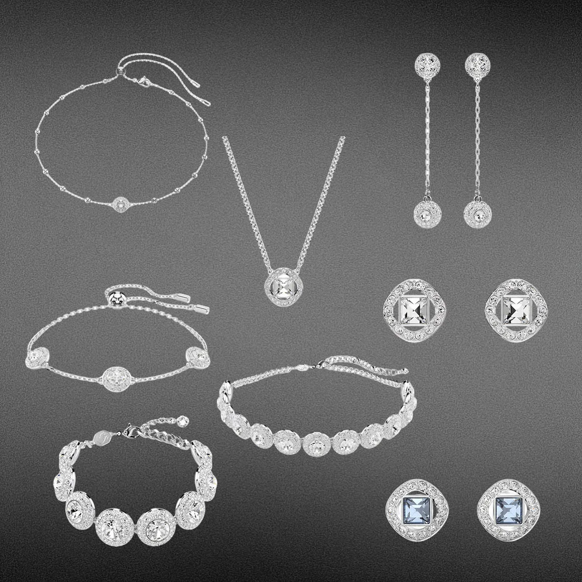 

Новинка 2023 года, изысканное сверкающее ожерелье с двойной цепочкой, серьги-подвески, повседневная одежда, незаменимые для банкета — подарок на день рождения