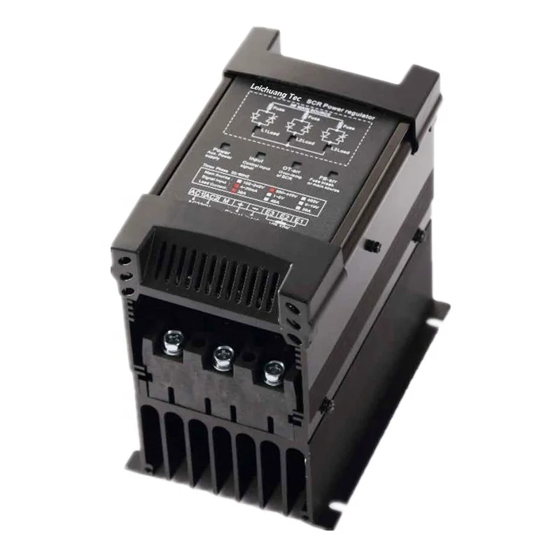 

3 Phase 380VAC 30A SCR Power Controller Voltage Regulator 4-20ma, 0-10v,1-5v
