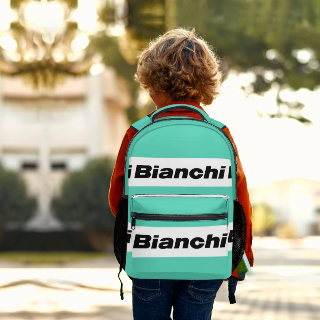 Bianchi For kids Large Capacity Student Backpack Cartoon School Backpack