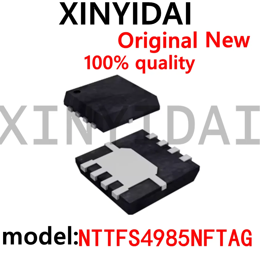 

5PCS NTTFS4985NFTAG NTTFS4985 type 4985 30V 16.3A QFN8