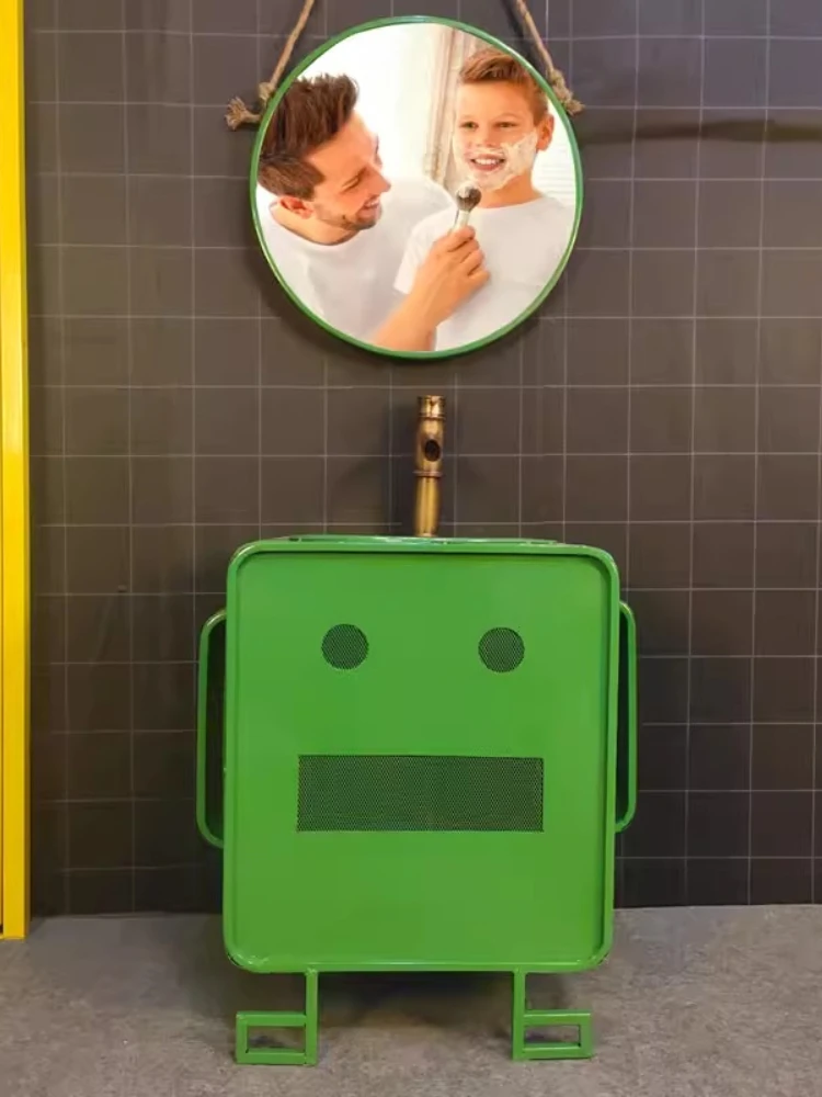 

Детский персонализированный умывальник для детского сада, специальная раковина-колонна, креативный мультяшный дизайн