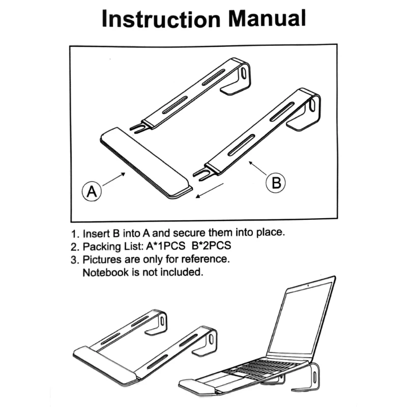 Vertikaler Laptop-Ständer aus Aluminium, Desktop-Ständer, verstellbares Dock, platzsparend