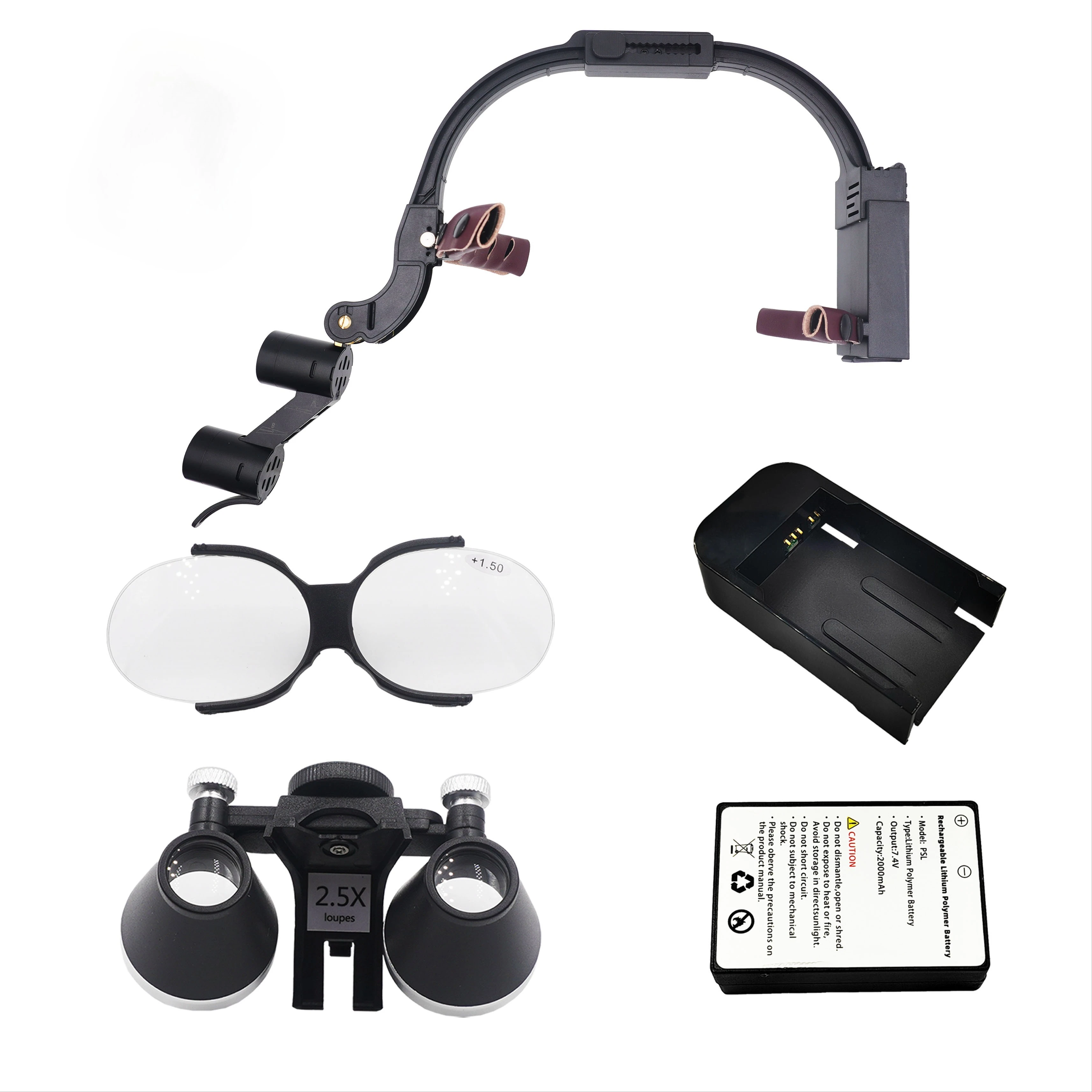 LED Light Dentals Surgical Headlight Magnification Binoculars  for Lab Equipment Headlamp  Dentals  Loupes