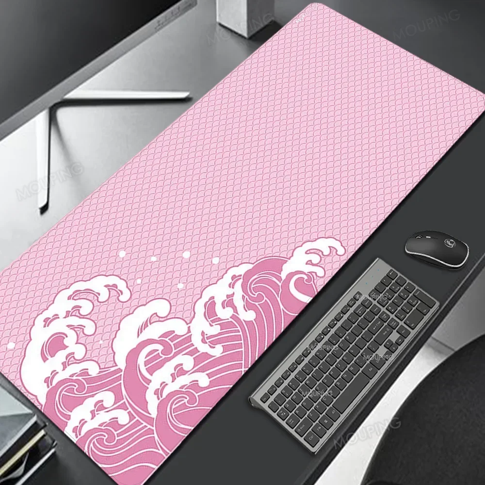 Branco Gaming Mouse Pad, X-raypad, Aqua Controle Além disso, Série Wave, Laptop, Deskmat, Escritório Gamer Tapete, Kawaii Desk Pad