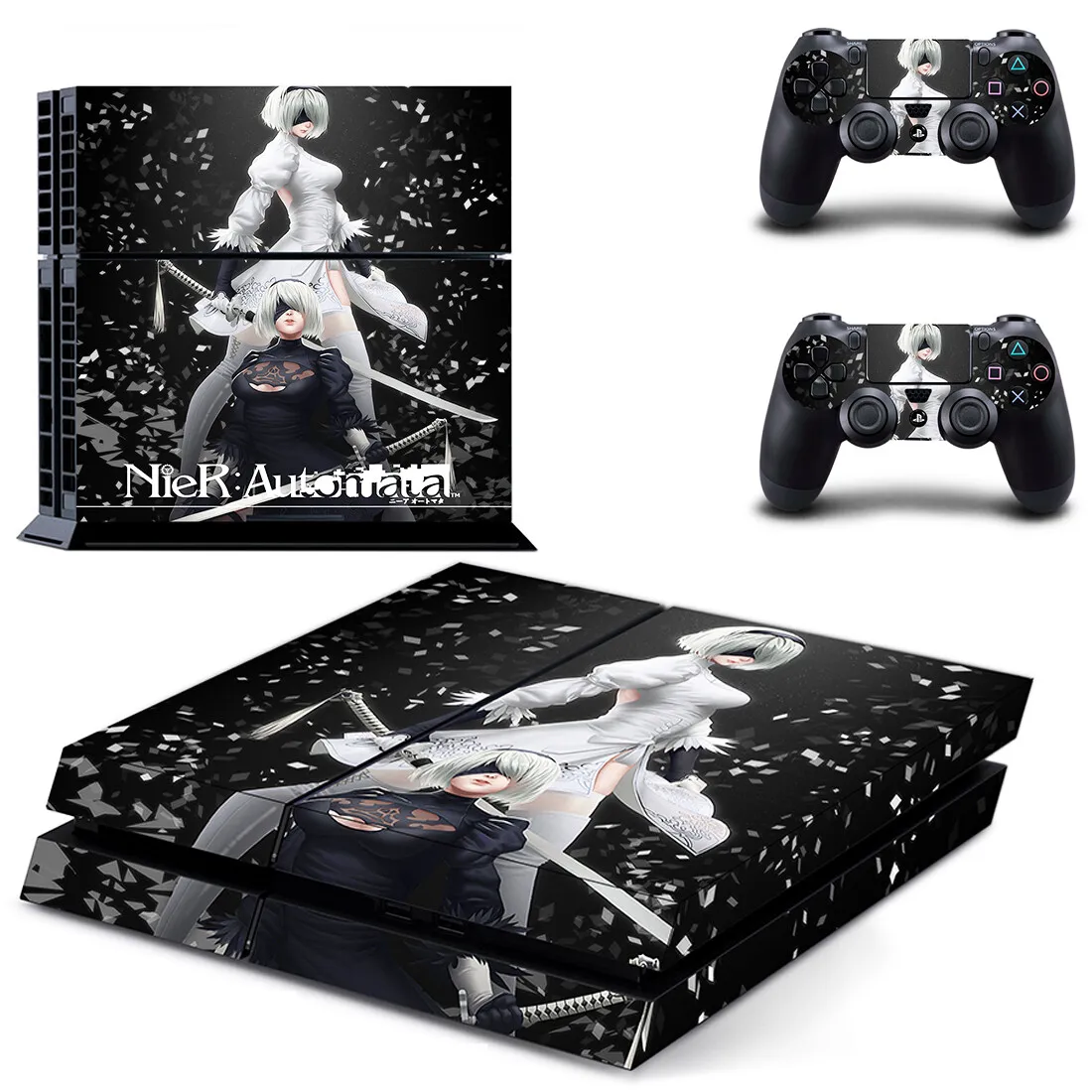 Наклейка для консоли и контроллера NieR Automata PS4