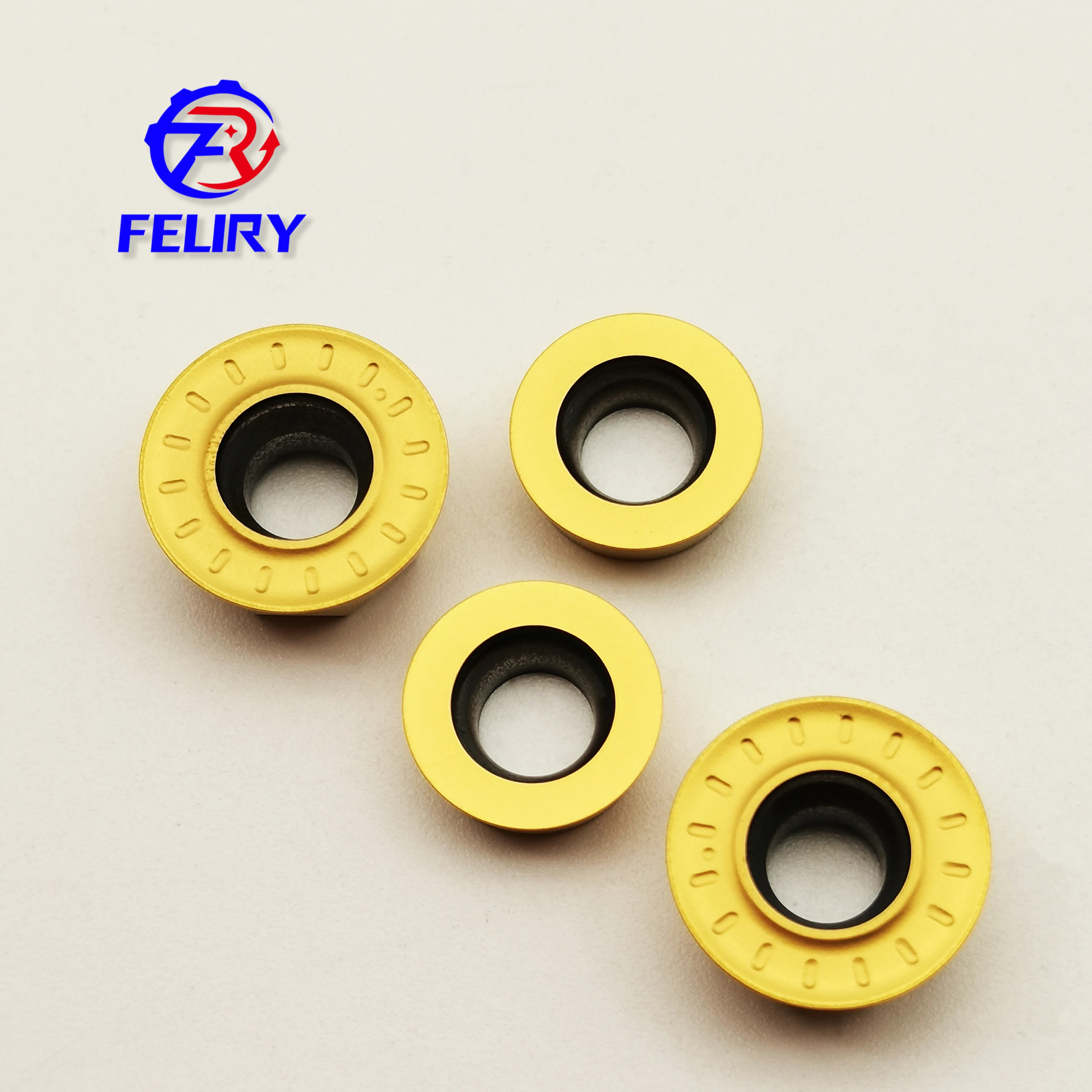 High-quality cemented carbide tools RPMT1003MO RPMT1204MO-TT LF6028 are used for machining all-steel circular turning tools RPMT