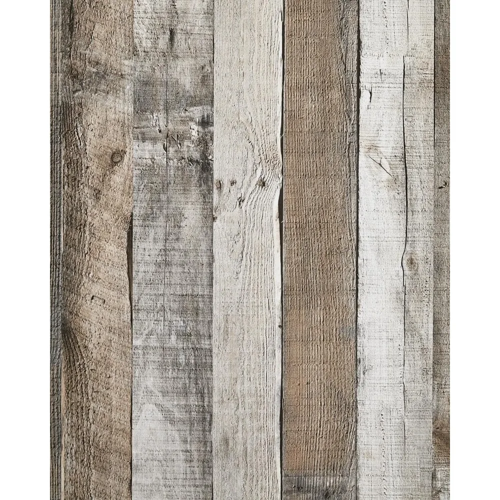 

17.3"x 1200"Natural Wood-Grey Wood Contact Paper Peel and Stick Wallpaper Self Adhesive Removable Vintage Faux Wood Wall Paper