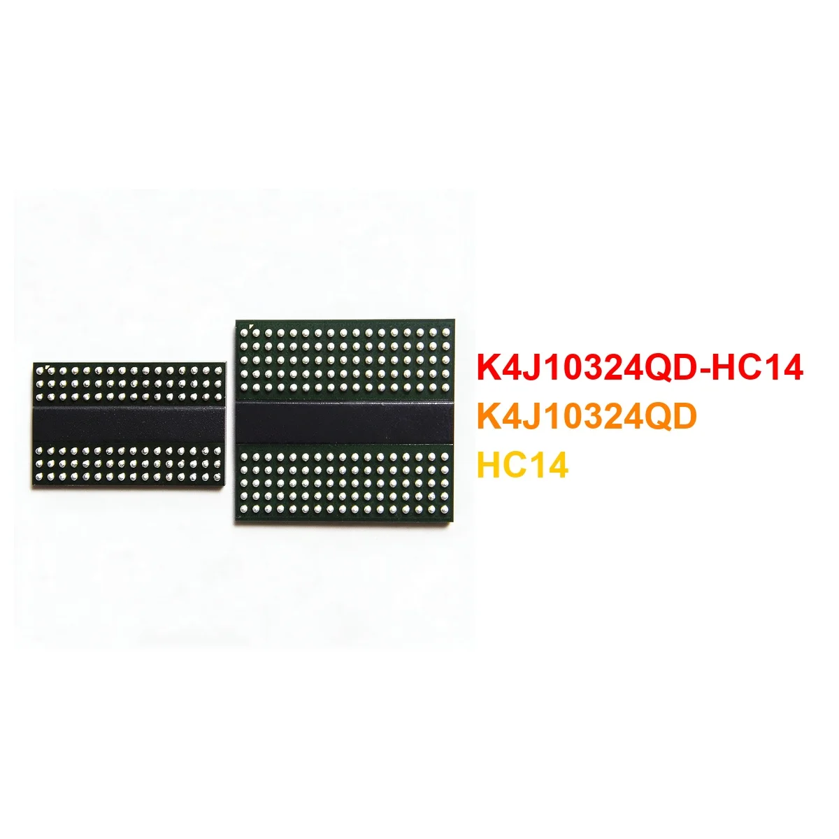 (4piece)  K4J10324QD-HC14 K4J10324QD HC14 BGA Chipset