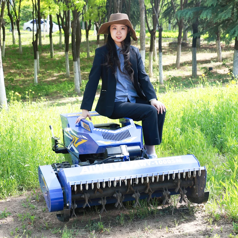 Customized Market Leading Lawn Mower Robot Remote Control Lawn Mower For Orchard Park Yard Lawn Mowing Maintenance Work