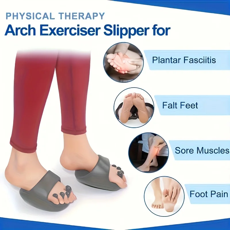 1 Pair Slimming Slippers Overlapping Toe Separator Summer Indoor Home House Massage Slippers Men Women Leg Slimming Hal