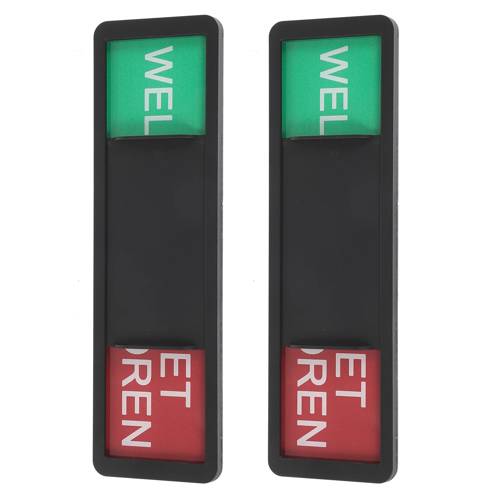 2Pcs Privacy Door Sign Do Not Disturb Slider Welcome Magnetic Indicator Clean Dirty Label Do Not Disturb Door Sign