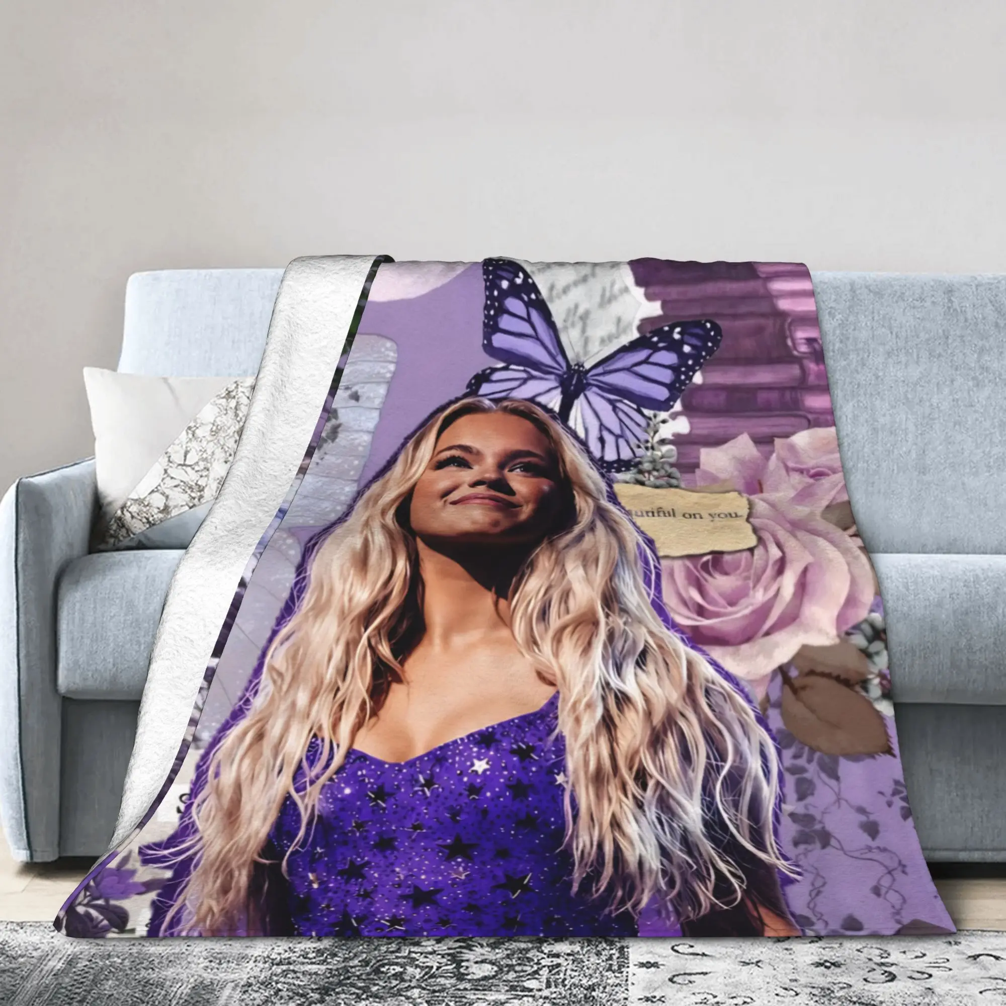 F-Freya Skye Singer Blankets Flannel  Winter Multifunction Ultra-Soft Throw Blankets for Home Couch Rug Piece