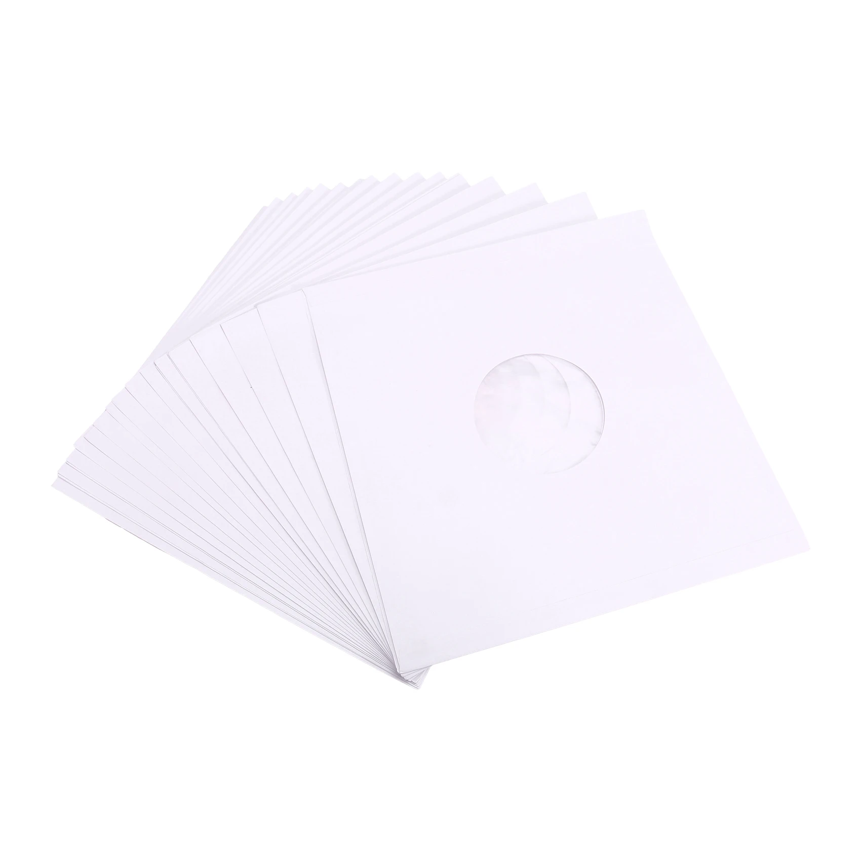 

Y45A-20Pcs 12inch Vinyl Record Cover Paper Anti-Static Dust-Proof CD Player Protective Case with Inner Bag
