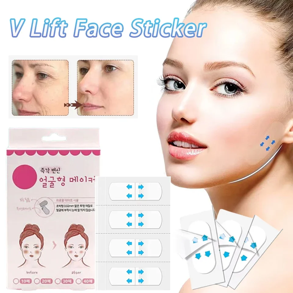 Face Lift Tapes Invisible Sticker Makeup Face Tape Slim Patch Breathable Stickers Lifting Tighten Wrinkle Removal Skin Care
