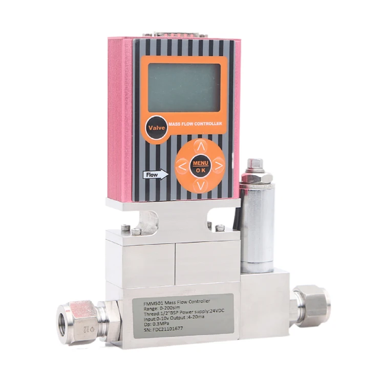 

High Precision Micro Variable Area Air Flow Controller Gas Mass Flowmeter Ammonia Hydrogen Mass Flow Meter RS485 Modbus