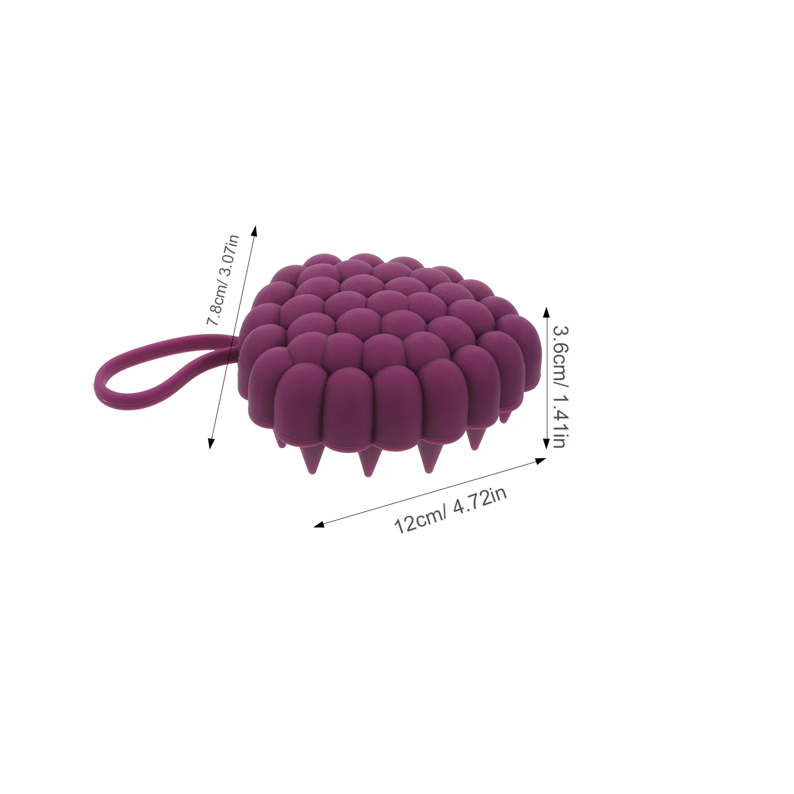 Masażer do skóry głowy Szczotka do szamponu Miękka silikonowa szczotka do masażu skóry głowy Peeling do skóry głowy pod prysznic Narzędzie do głębokiego czyszczenia