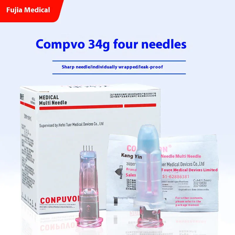 34G Disposable Small Needle 1.5/2.5 Non Painless Cosmetic Use Hand Needle Ultra-fine Mosquito Needle