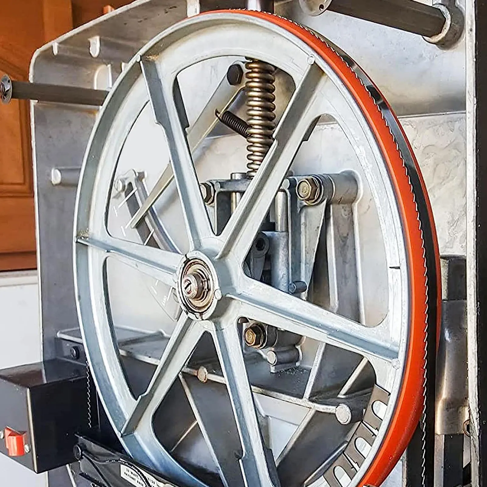 

Ленточная пила для деревообработки, 2 шт., Нескользящие резиновые шины, замена для ленточной пилы 8 дюймов, желтая шина для колеса