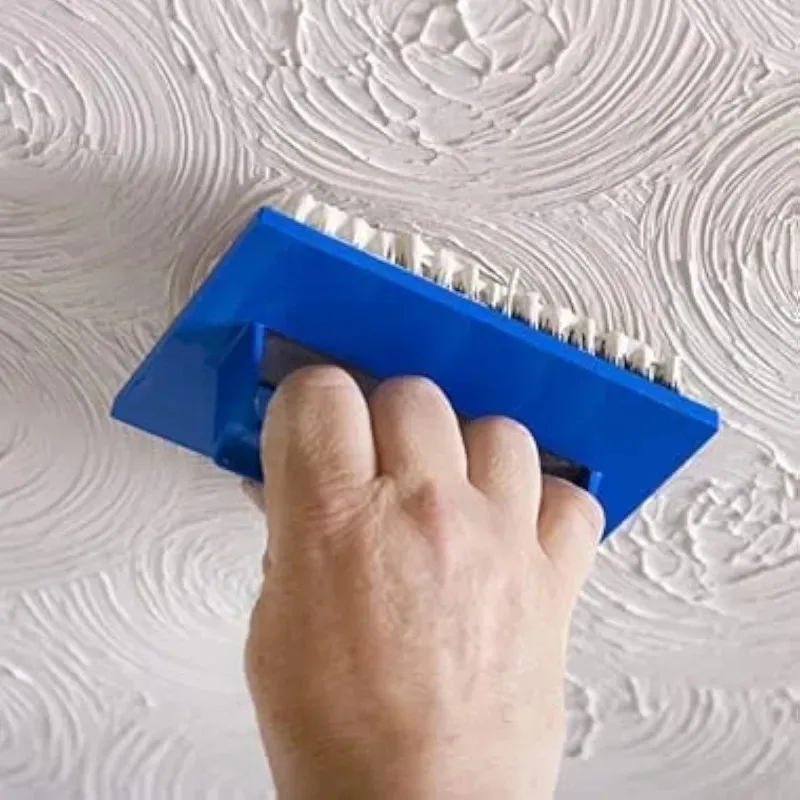 Stipple Brush Texture Brush Rubber Stippling Hand Tool for Ceiling Wall Paint DIY Artex Painting