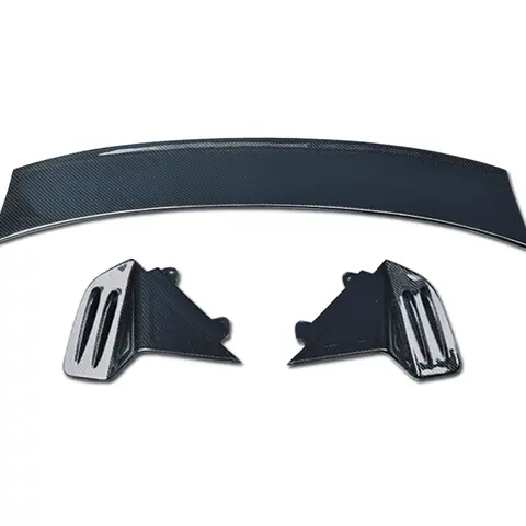 자동차 스타일링 JCW 탄소 섬유 루프 스포일러, 광택 마감 리어윙 립 섬유 스플리터 드리프트 키트, 미니 쿠퍼 R56 Ver.2.11/2.12