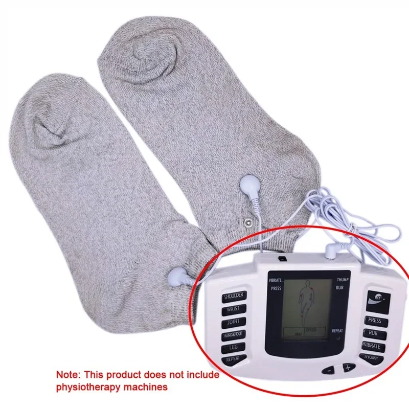 Muscle Massager Gloves Knee Socks Electrodes Pads for Face Body Foot Massage Accessories for Physiotherapy Tens Massage Machine