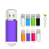 Wholesale High Speed Custom Metal Mini Pendrive 128GB 64GB 4GB 8GB 16GB USB Stick 2.0 flash drive 32GB For Photographer