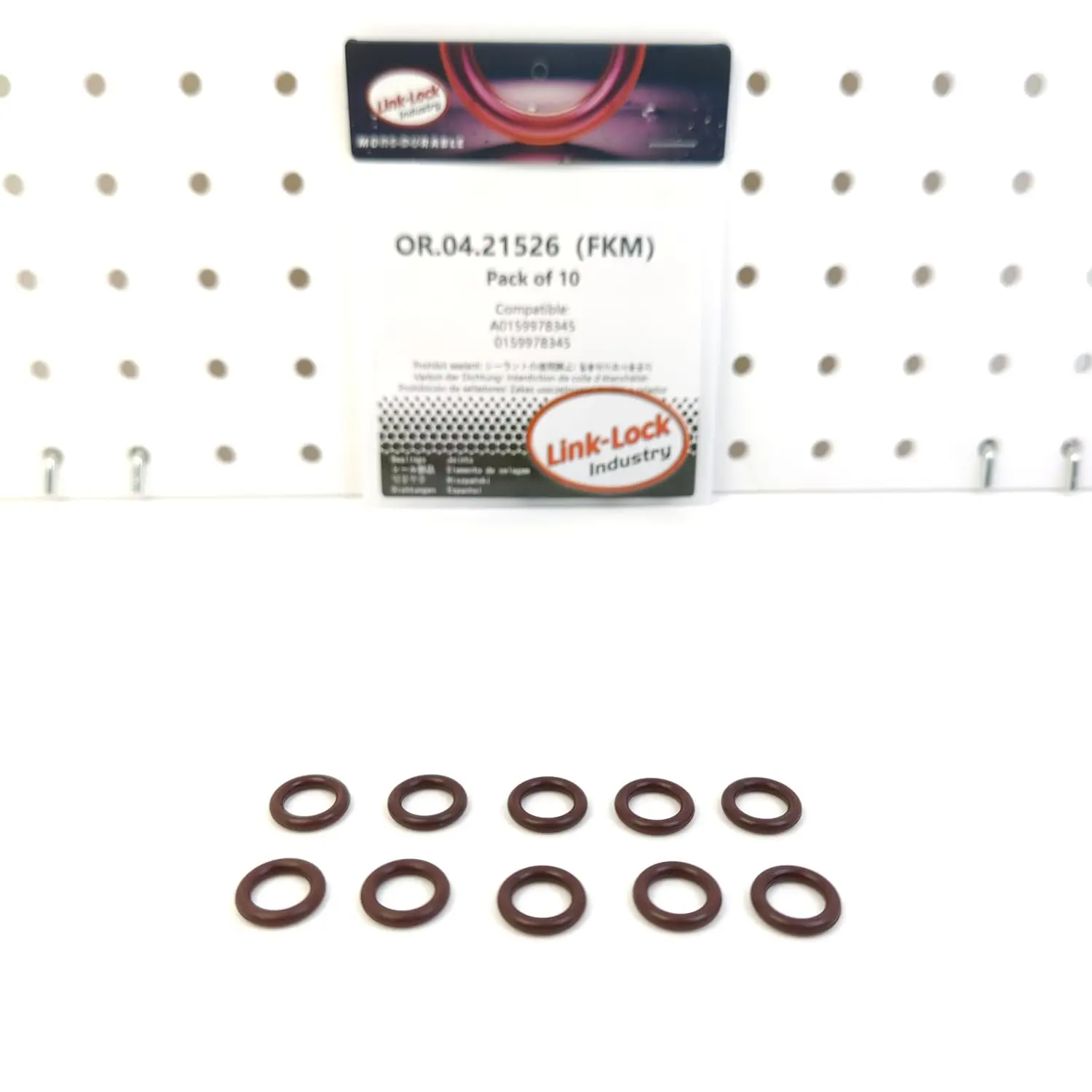 LINK-LOCK 10PCS OR.04.21526 FKM Viton Sealing O-Ring Kit of Turbocharger oil intake pipe A0159978345 0159978345 for MERCEDES-BEN