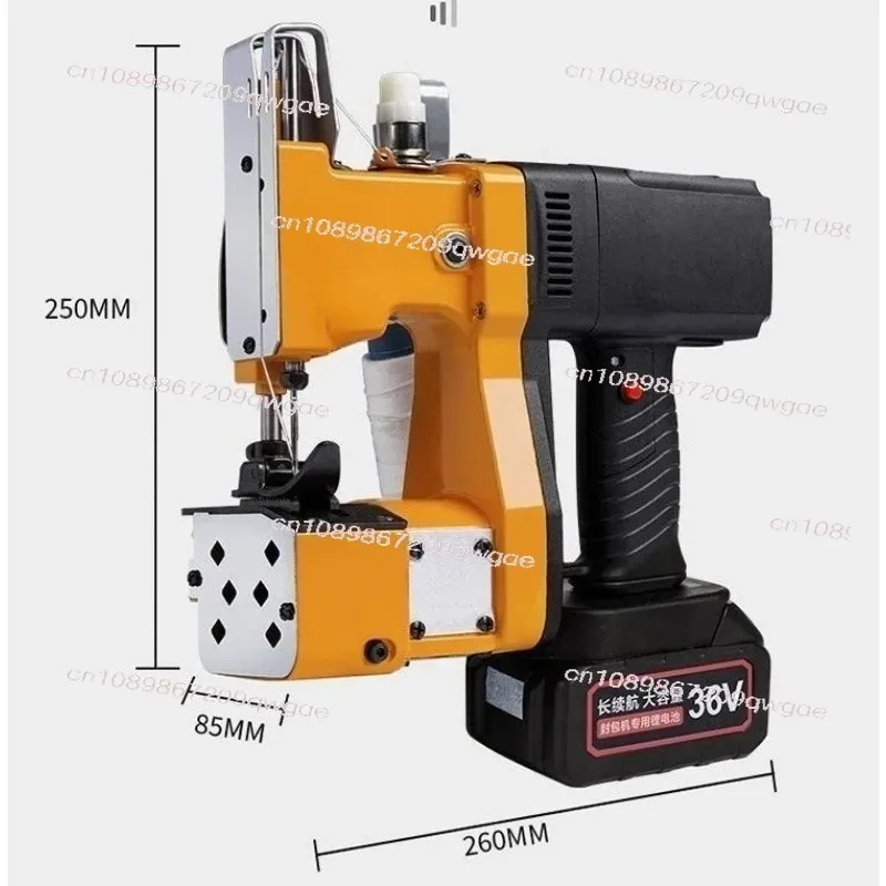 36 volt single line lithium battery packaging machine packaging woven bag paper bag cement bag sealing