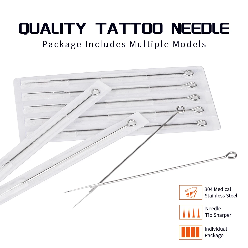 Set per tatuaggi per principianti con mini alimentatore 4 pezzi Inchiostri Aghi Maniglie Strumenti per body art per tatuaggi Kit completo di macchine per tatuaggi a bobina