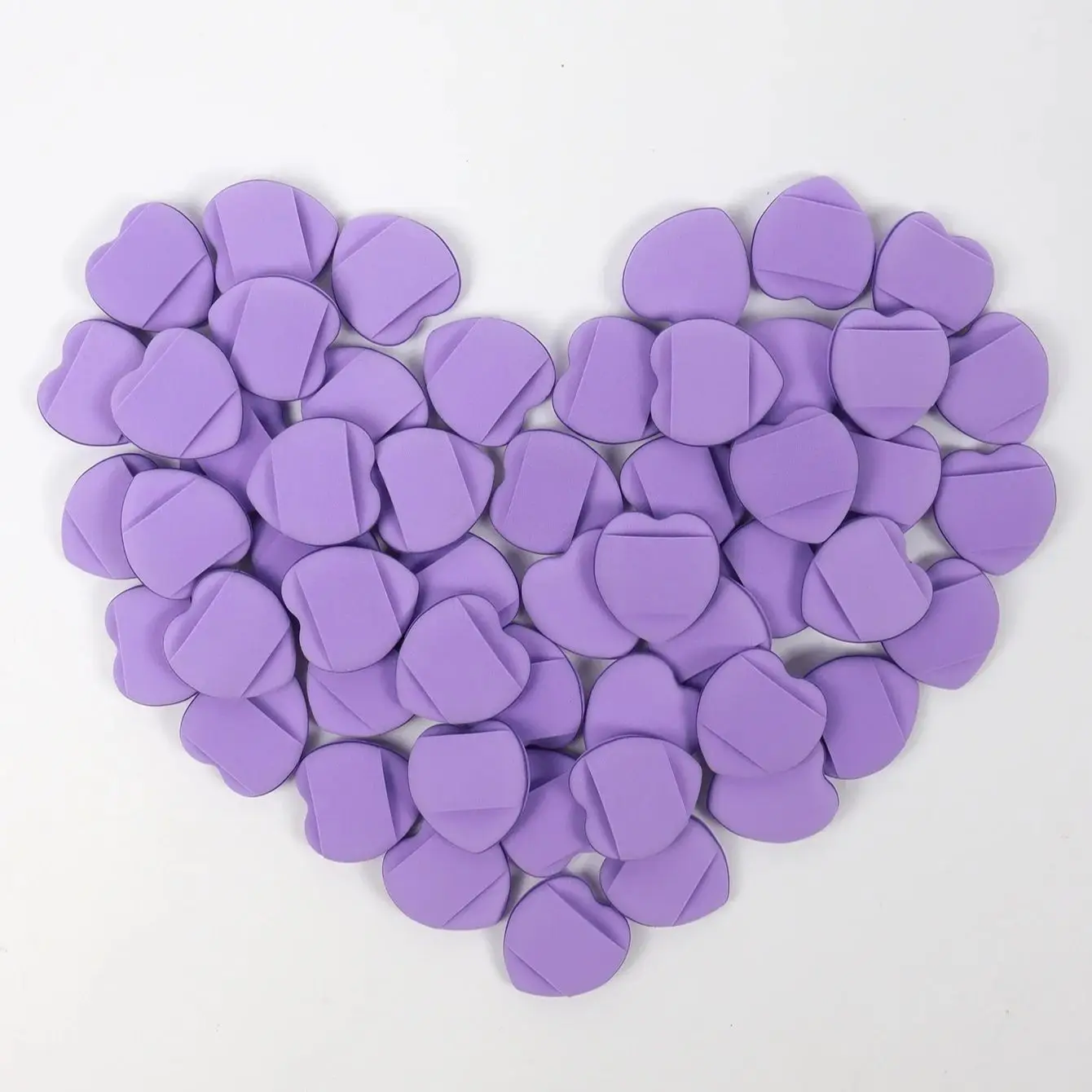 10/50 szt. Poduszka do różu na palec, z poduszką powietrzną do pudru, gąbka do blendowania bez lateksu i gąbka do makijażu