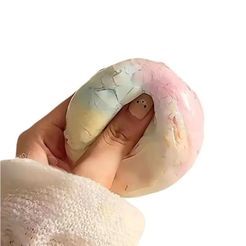 Simulation Chocolate Chocolate Squish Ball Soft Texture Slow Rebound Crispy Ball Handmade Crispy Sound Cracking Ball