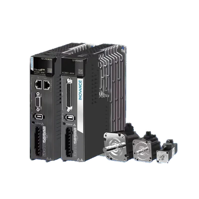 Inovance Planetary Gearbox Motor Servo Kit Drive Plc Controller Servo Motor for Cnc 400w SV630PS2R8I MS1H4-40B30CB-T331R