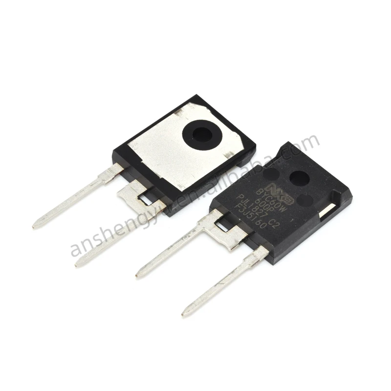 2PCS BYC60W-600P BYC60W 60A 600V TO-247-2 Diodes