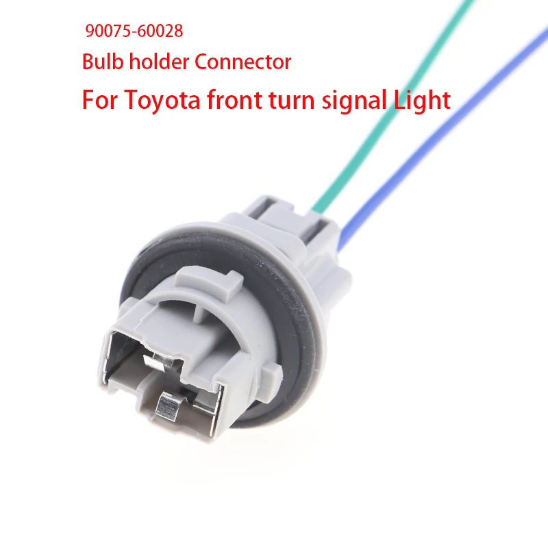 

1Pcs T20 Bulb Holder Base Connector 90075-60028 For Toyota Camry Crown Corolla 4Runner Reiz Turn Signal Light Accessories