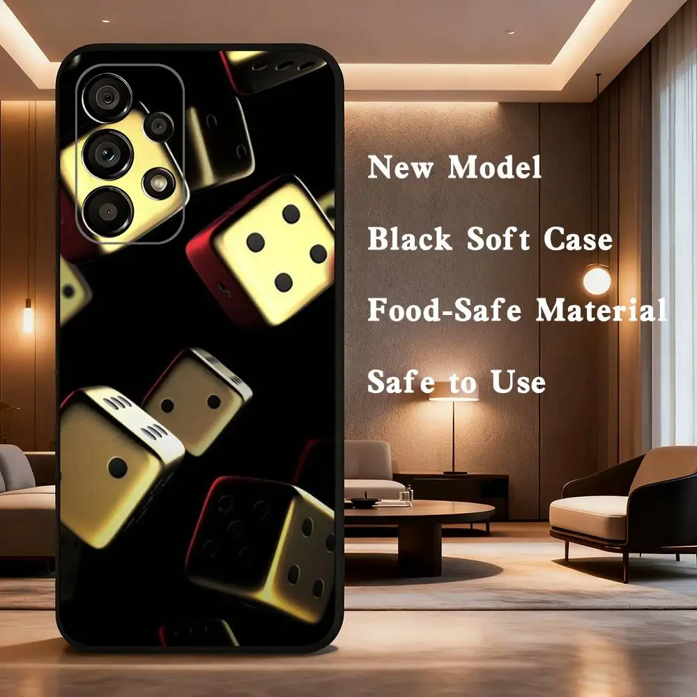 RICCU حافظة لهاتف سامسونج جالاكسي A73,31,32,72,41,53,52,71,22,5G,Note,J7,8,9 غطاء أسود ناعم #5