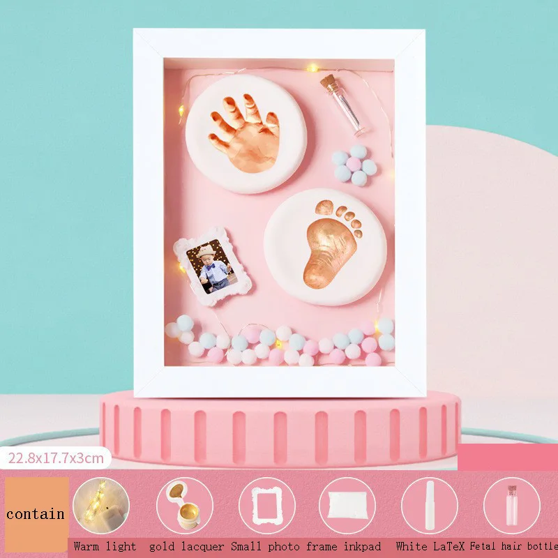Baby Hand, Foot, Mud, Hand Footprint Souvenir, Newborn Baby, Full Moon, Hundred Days, First Year Gift