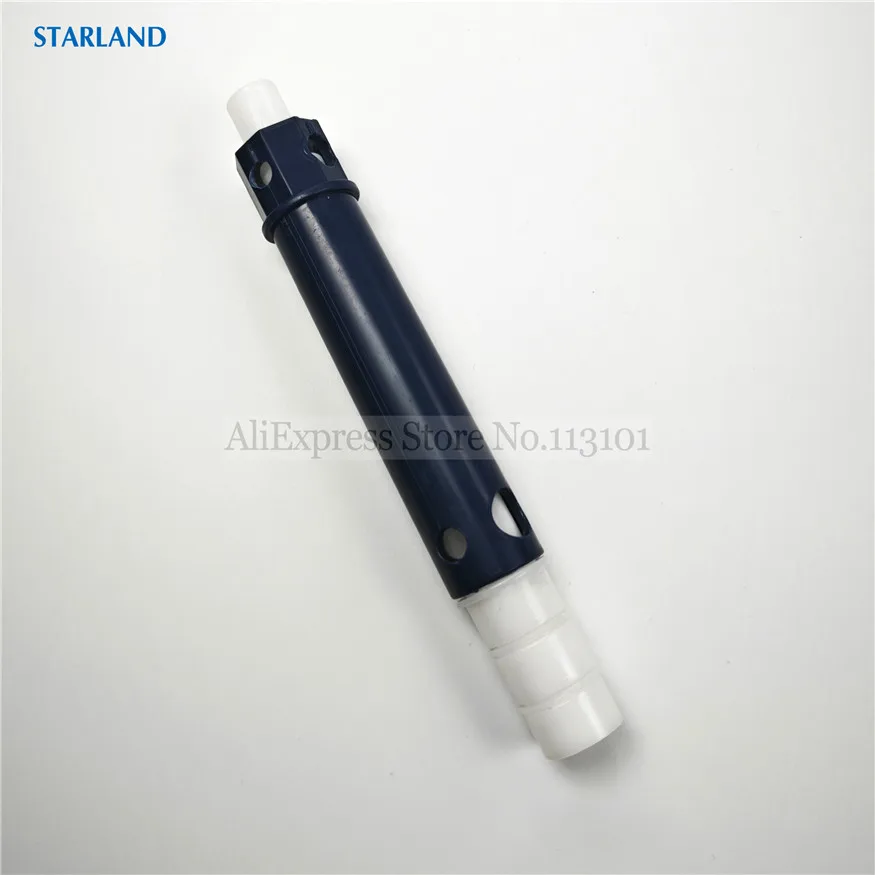 1 Bule Air Pipe Fitting Ice Cream Makers Adjustable Holes Length 14.7cm Spare Part For Soft Serve Machines 18mm Outer Diameter