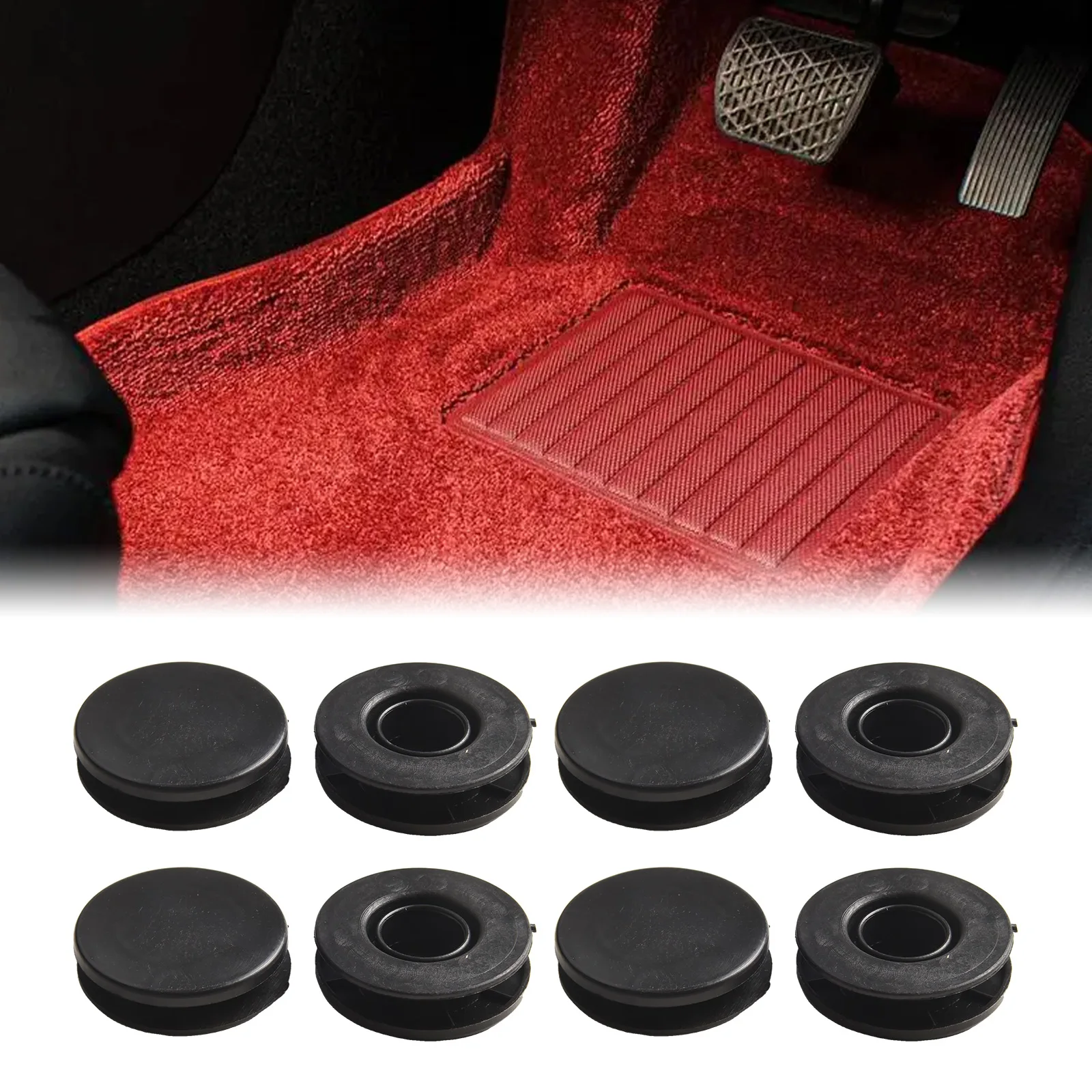 16PCS Fixing Clips Fixing Clips Car Floor Mat Carpet Clamps For Mercedes For Benz Retention Button For Mercedes For Benz